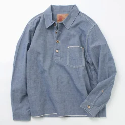 FOB FACTORY / F3487 Chambray pullover shirt