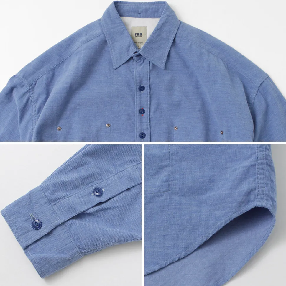 FOB FACTORY / F3482 CORDUROY BALL SHIRT