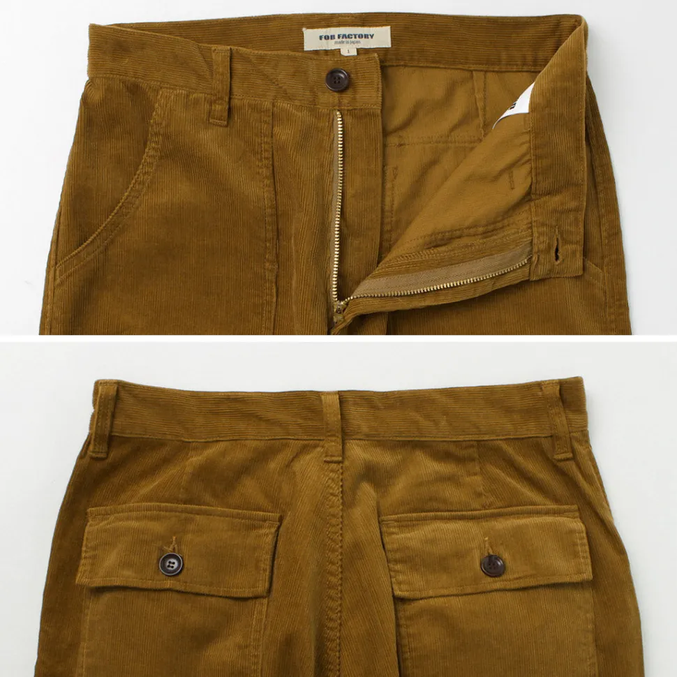 FOB FACTORY / F0523 Corduroy bush pants