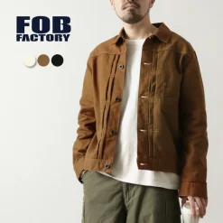 FOB FACTORY / F2445 Cotton duck jacket