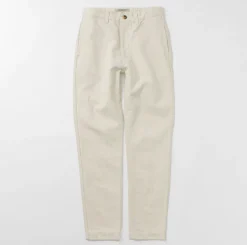 FOB FACTORY / F0516 Cotton hemp herringbone Trouser