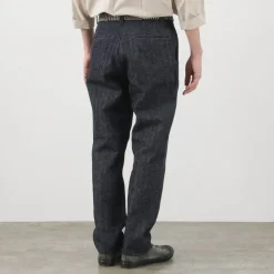 FOB FACTORY / F0516 Cotton hemp herringbone Trouser