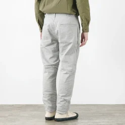 FOB FACTORY / F0513 Cotton Linen Double Wave Chambray Pants