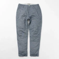 FOB FACTORY / F0513 Cotton Linen Double Wave Chambray Pants