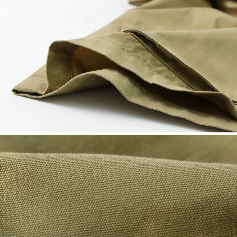 FOB FACTORY / F2439 Cotton nylon packable field jacket