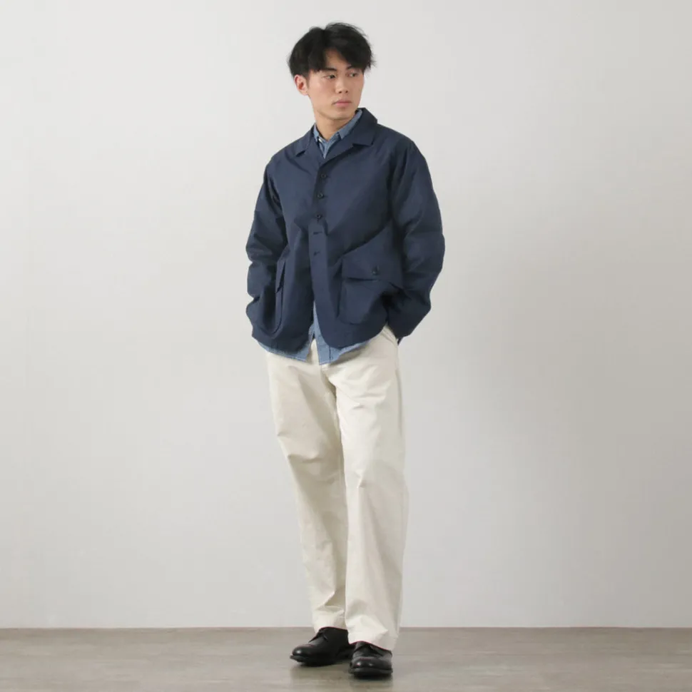 FOB FACTORY / F2439 Cotton nylon packable field jacket