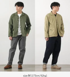 FOB FACTORY / F2439 Cotton nylon packable field jacket
