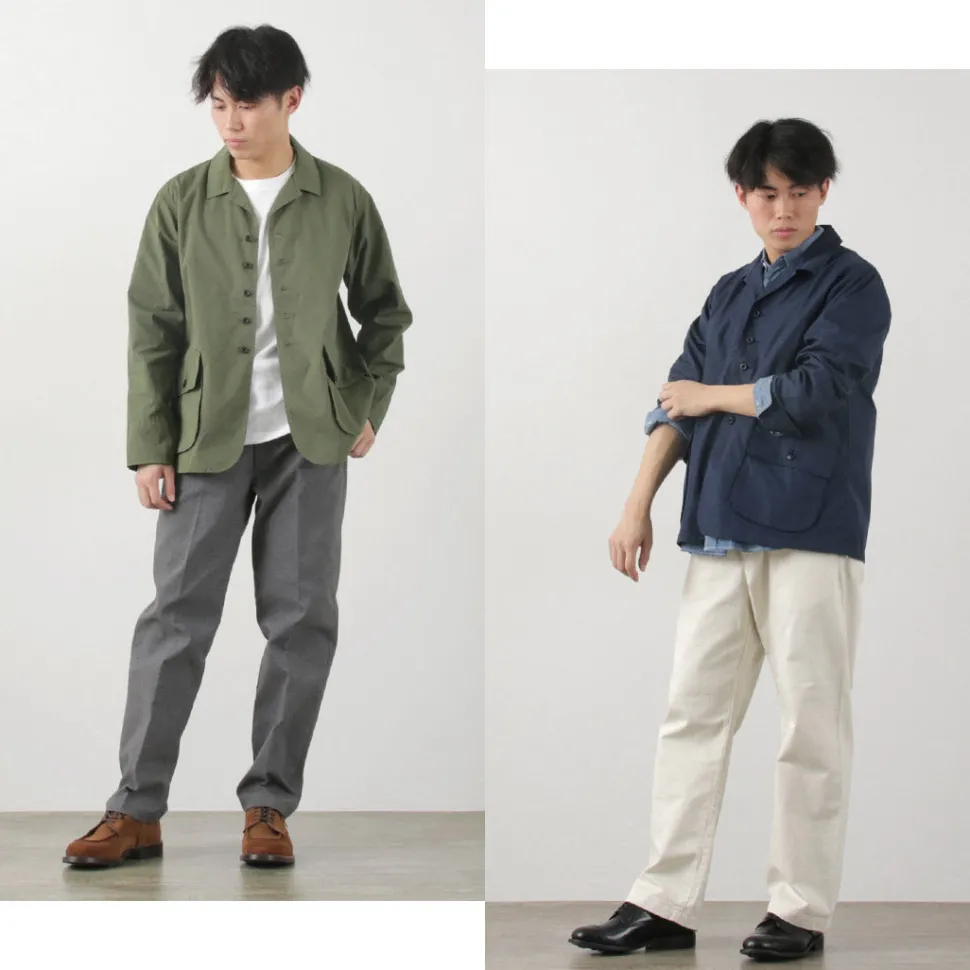 FOB FACTORY / F2439 Cotton nylon packable field jacket