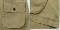 FOB FACTORY / F2439 Cotton nylon packable field jacket