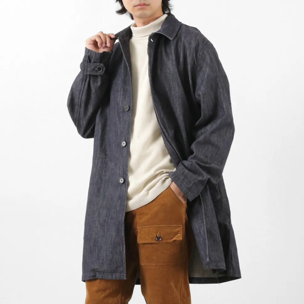 FOB FACTORY / F2437 Denim bask coat