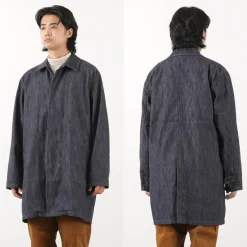 FOB FACTORY / F2437 Denim bask coat