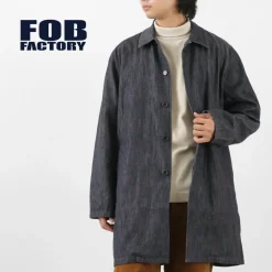 FOB FACTORY / F2437 Denim bask coat