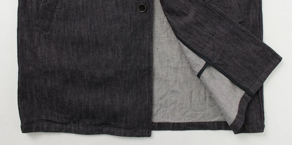 FOB FACTORY / F2437 Denim bask coat