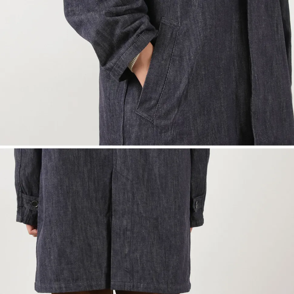 FOB FACTORY / F2437 Denim bask coat