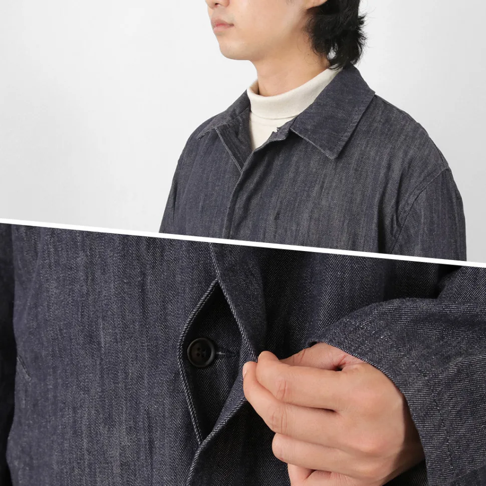 FOB FACTORY / F2437 Denim bask coat