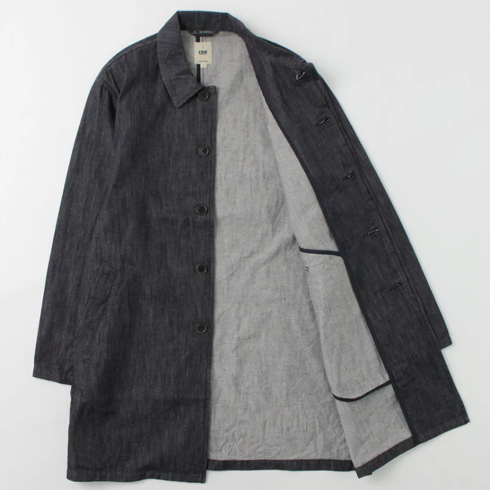 FOB FACTORY / F2437 Denim bask coat