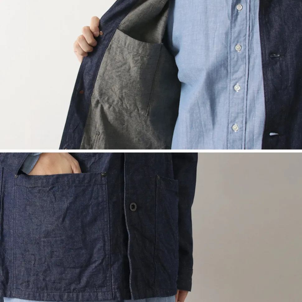 FOB FACTORY / F2447 Denim Coverall