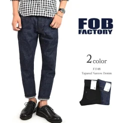 FOB FACTORY / F1148 Denim narrow 5P ankle cut