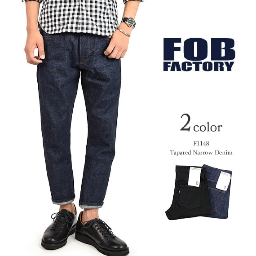 FOB FACTORY / F1148 Denim narrow 5P ankle cut