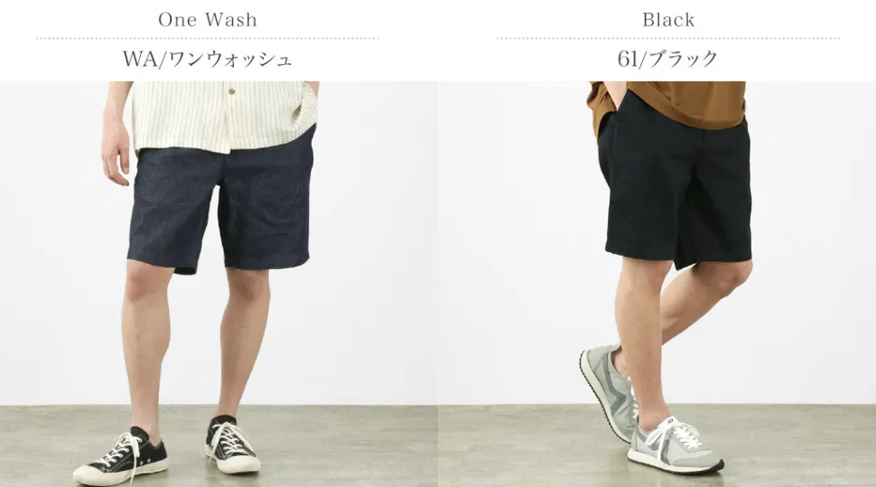 FOB FACTORY / F4168 Denim Sicilia shorts