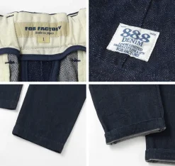 FOB FACTORY / F0508 denim track pants