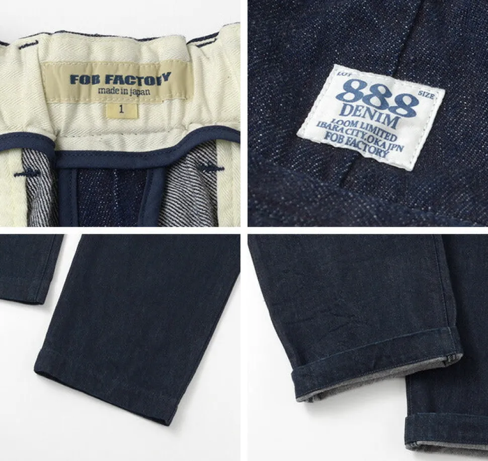 FOB FACTORY / F0508 denim track pants