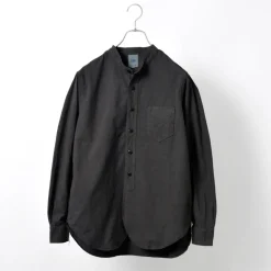 FOB FACTORY / F3464 Dye band collar shirt