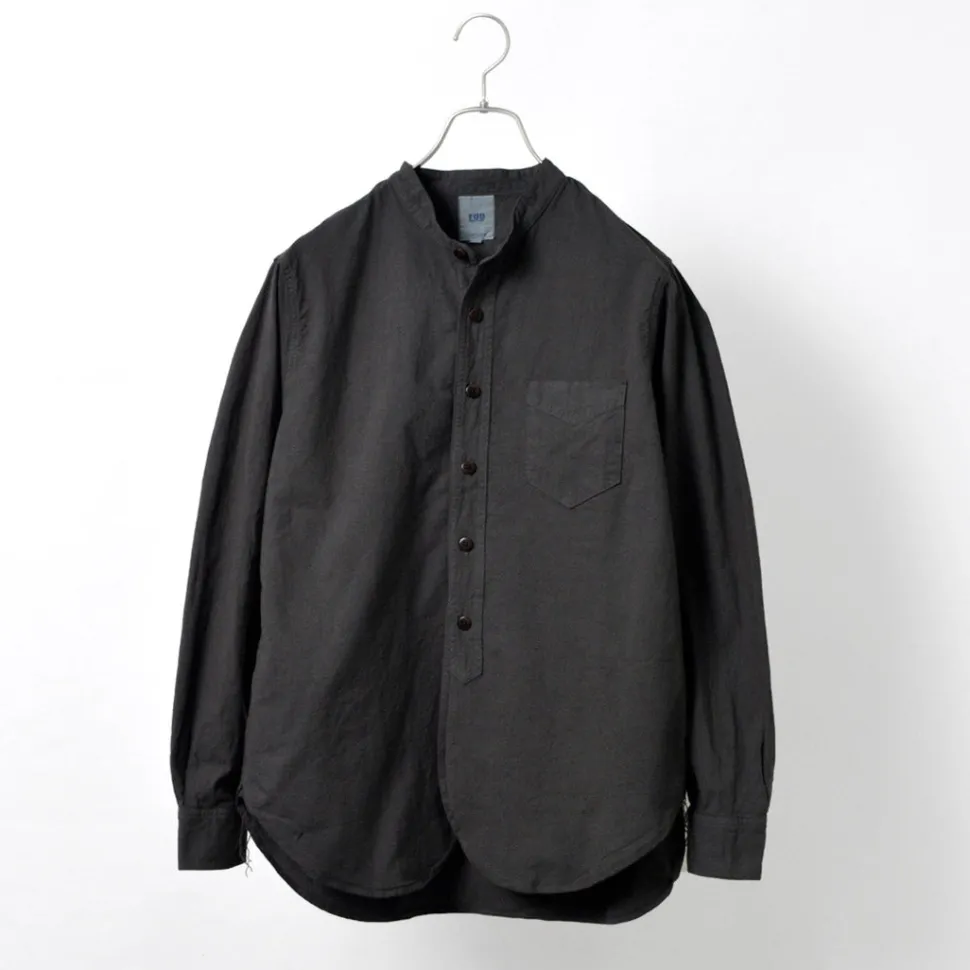 FOB FACTORY / F3464 Dye band collar shirt