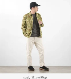 FOB FACTORY / F2362 Fatigue shirt jacket camo