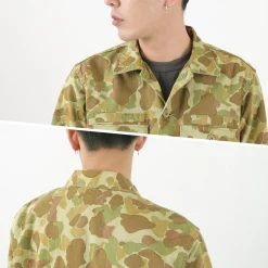 FOB FACTORY / F2362 Fatigue shirt jacket camo