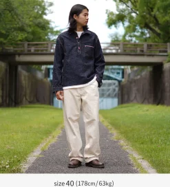 FOB FACTORY / F2384 G3 Denim Pullover Jacket