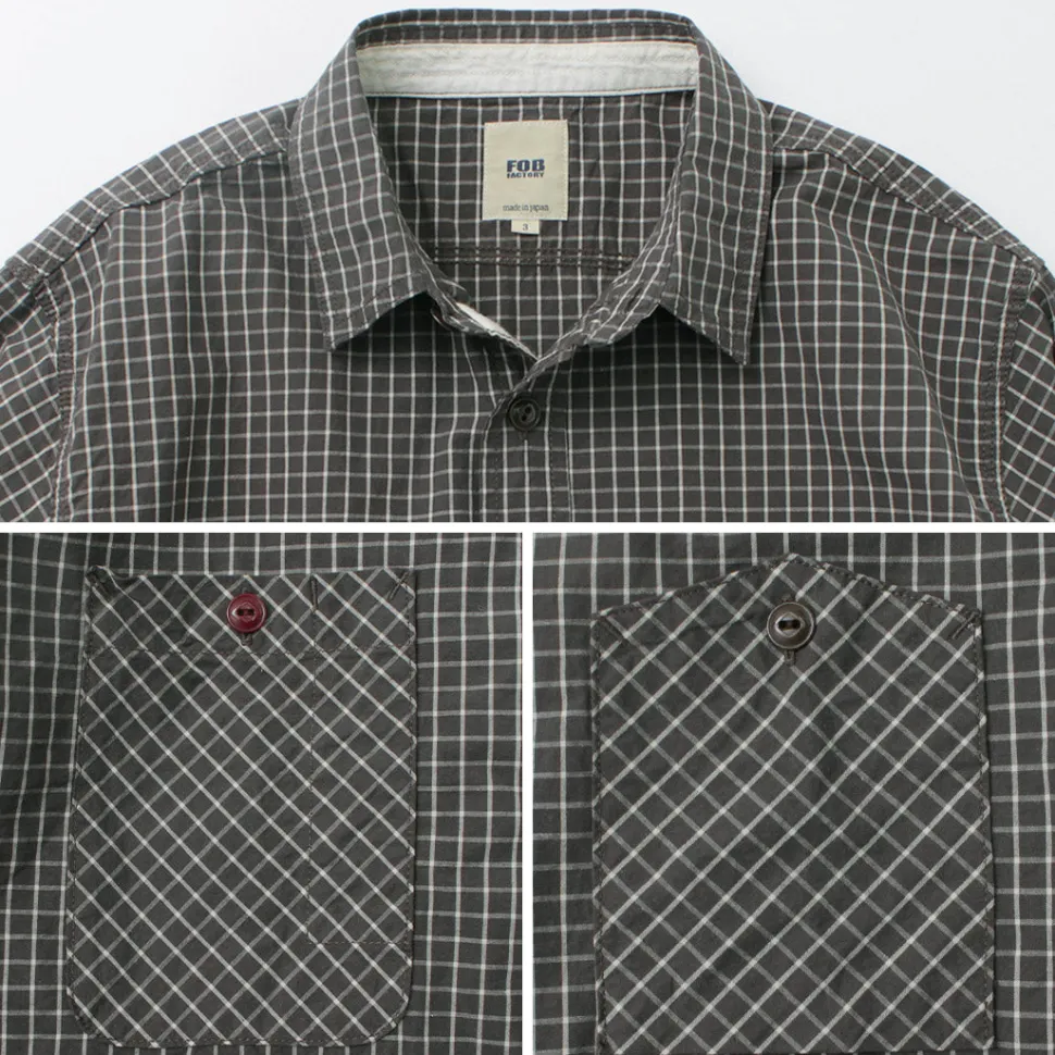 FOB FACTORY / F3489 GRAPH CHECK WORK SHIRT
