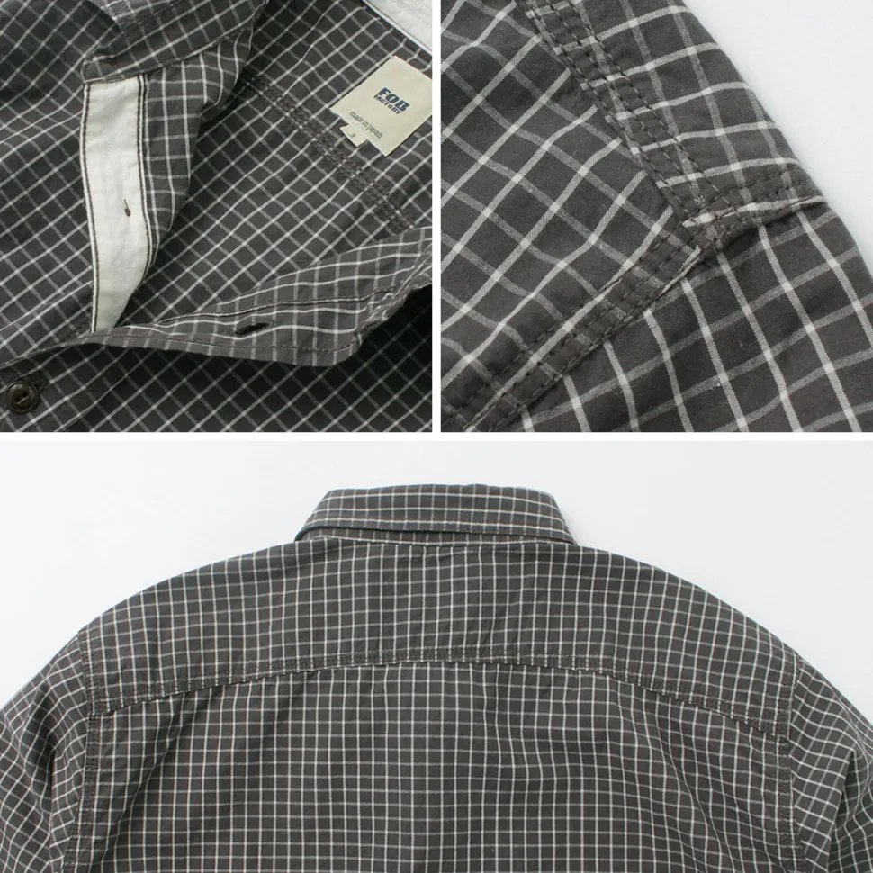 FOB FACTORY / F3489 GRAPH CHECK WORK SHIRT