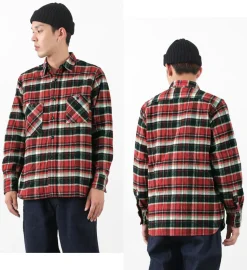 FOB FACTORY / F3481 HEAVY NEL WORK SHIRT