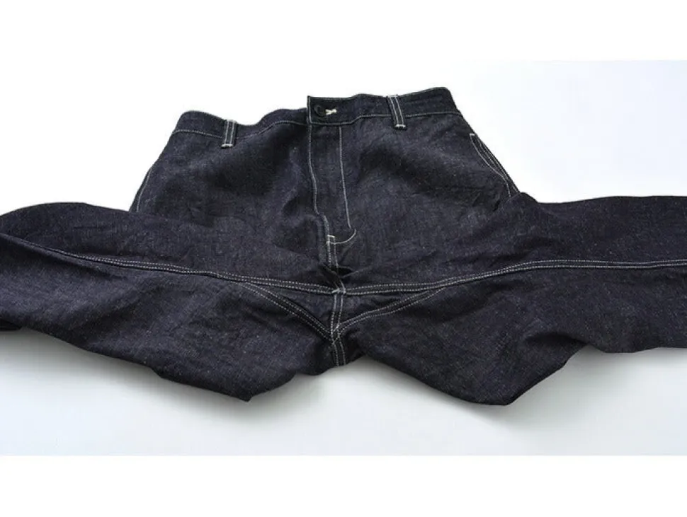 FOB FACTORY / F0496 Hemp denim work trousers