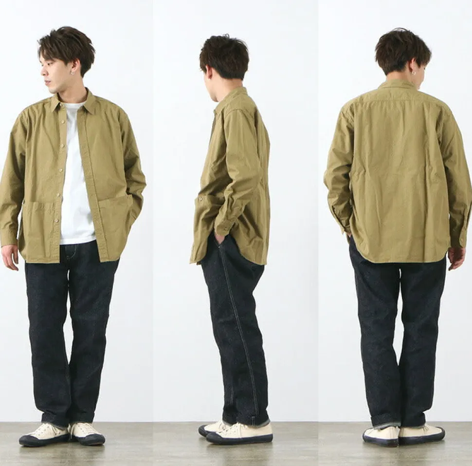 FOB FACTORY / F0496 Hemp denim work trousers