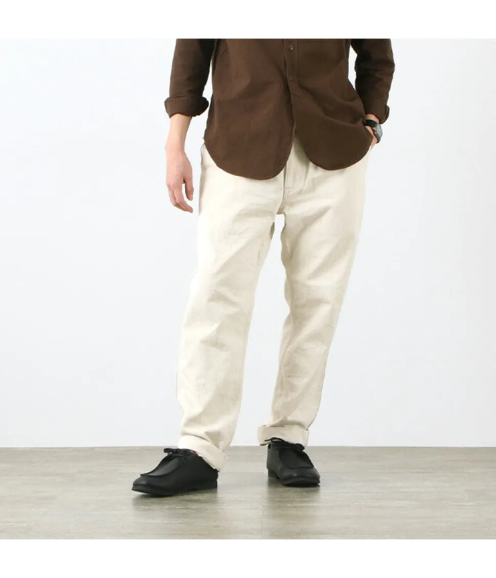 FOB FACTORY / F0496 Hemp denim work trousers