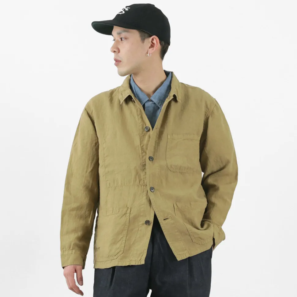 FOB FACTORY / F2413 Hemp shirt jacket
