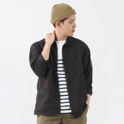 FOB FACTORY / F2413 Hemp shirt jacket