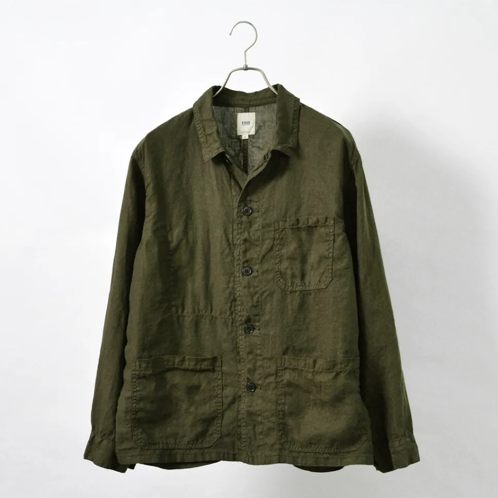 FOB FACTORY / F2413 Hemp shirt jacket