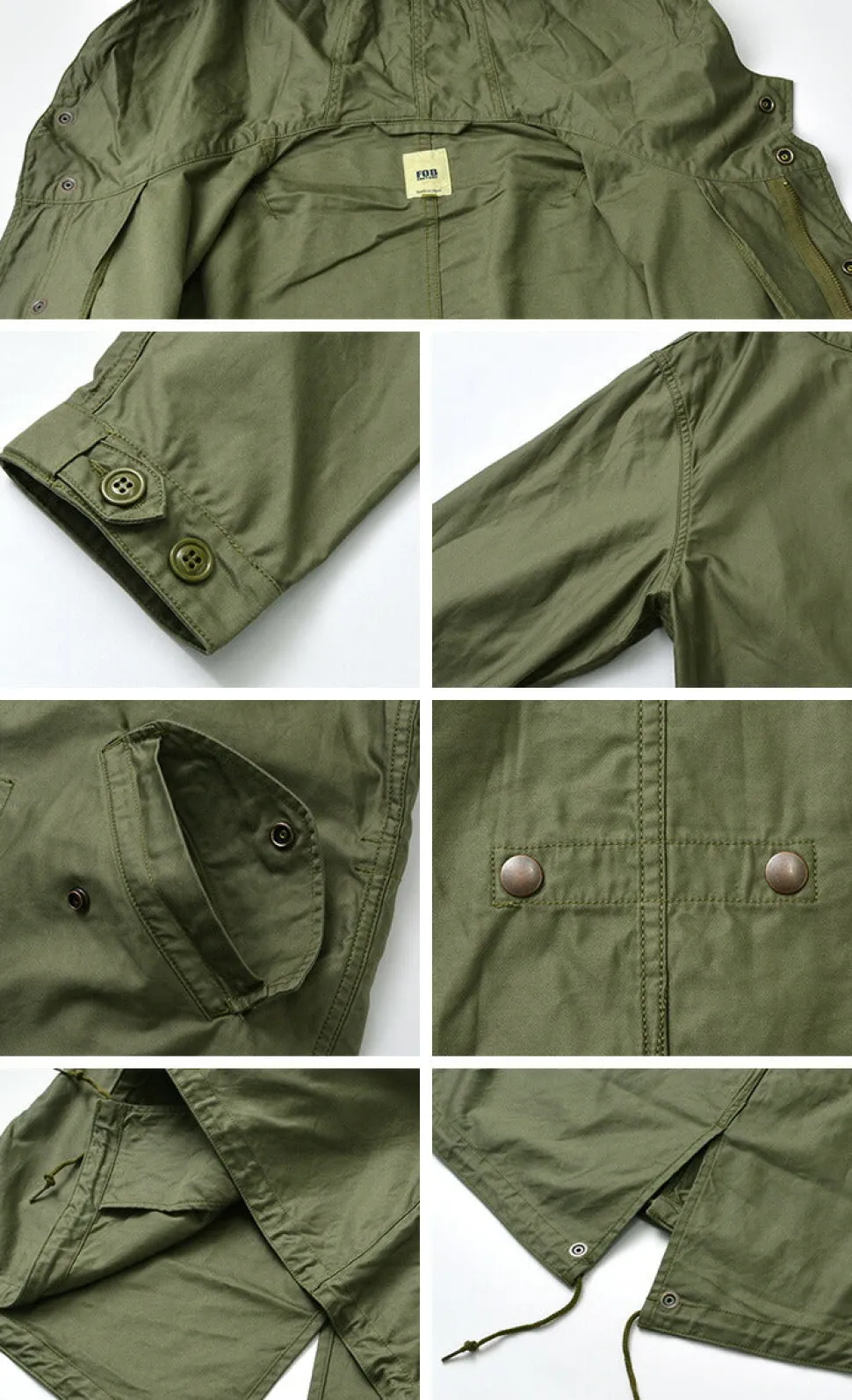 FOB FACTORY / F2402 M-51 parka shell