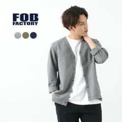 FOB FACTORY / F2409 military cardigan