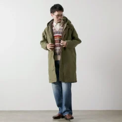 FOB FACTORY / F2450 Moleskin Hood Coat