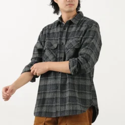 FOB FACTORY / F3497 Nel check work shirt