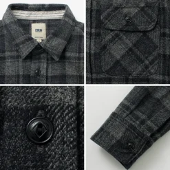 FOB FACTORY / F3497 Nel check work shirt