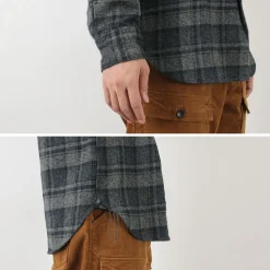 FOB FACTORY / F3497 Nel check work shirt