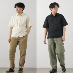FOB FACTORY / F3499 Short sleeve field shirt