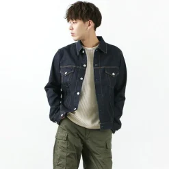 FOB FACTORY / F2309 stretch selvage denim jacket