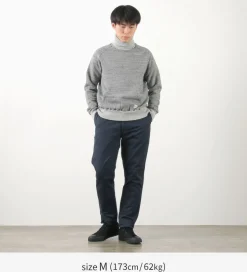 FOB FACTORY / F0522 Vat dye herringbone trouser