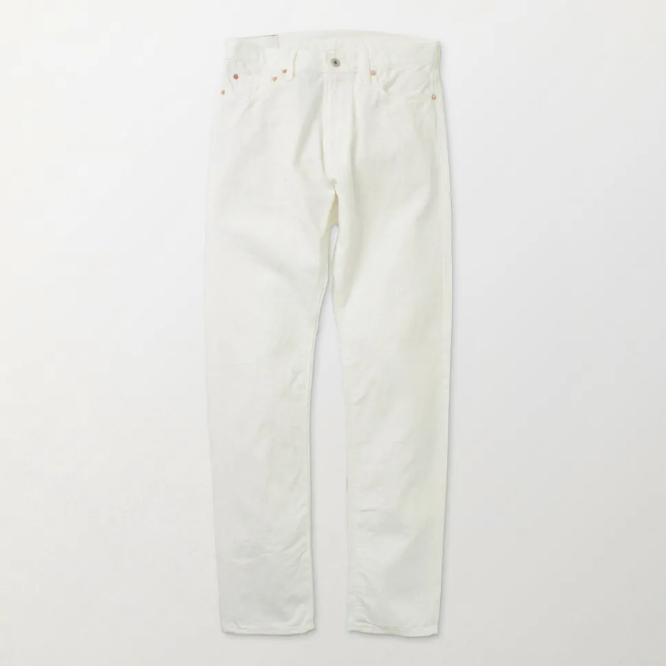 FOB FACTORY / F1153 White Denim 60 Twill 5P